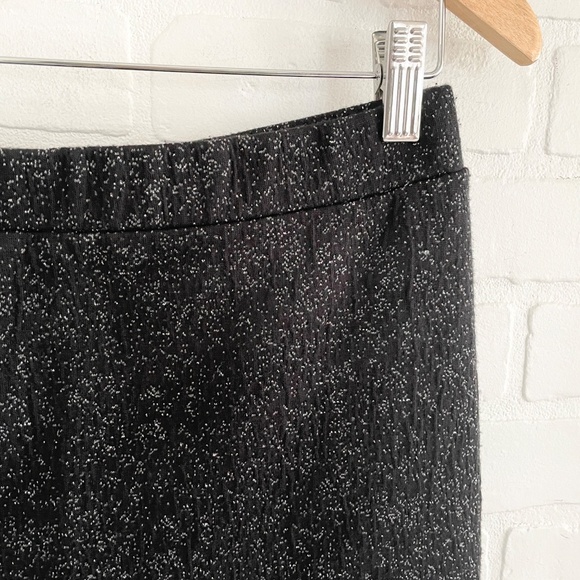 Vintage y2K 90s Pencil skirt Lurex Stretch Rockstar girlfriend Whimsygoth S - Picture 4 of 9